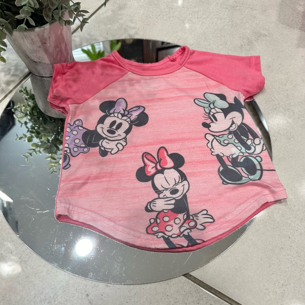 2T Minnie Mouse Pajama Top